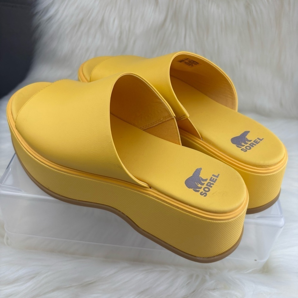 Sorel Platform Sandals Dayspring Slides Size 9 Wo… - image 7